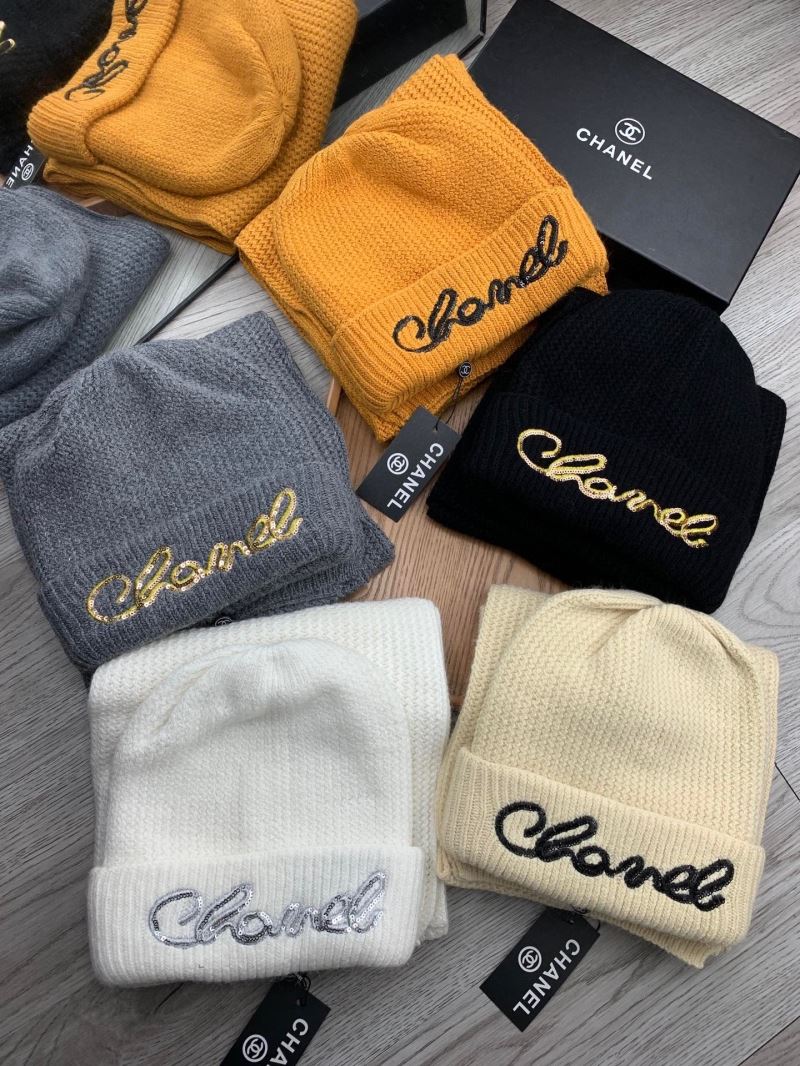 Chanel Caps Scarfs